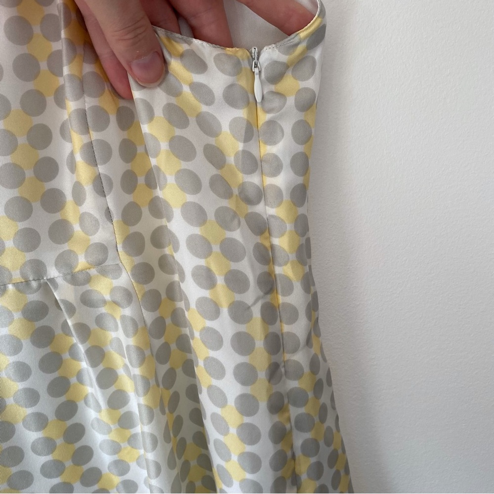 Mac & Jac Silk Polka Dot Sleeveless Dress - Picture 7 of 9